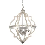 Kira Home Capistrano 28" 6-LIGHT Rustic Farmhouse Chandelier. Fixed Price $107.96.
