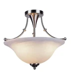 Bel Air Lighting Perkins 3-LIGHT Brushed Nickel Semi-flush Mount. Fixed Price $50.99.