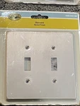 Hampton Bay Barnard Nickel Finish Dual Light Switch Wall Plate Set Of 4. Fixed Price $18.00.