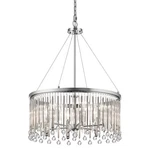 Kichler 43723 Chrome Piper 6-LIGHT 24"W Drum Chandelier. Fixed Price $322.59.
