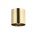 Dainolite TRN-41FH Theron 5"W Flush Mount Ceiling Fixture Brass. Fixed Price $82.00.