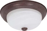 Nuvo 60-205 Flush Mounted Dome Light Fixture 11" Old Bronze/alabaster Glass. Fixed Price $19.99.