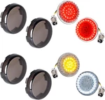 1157 Front Rear Led Turn Signals, 2INCH Bullet Brake Light With Smoked Lens. Fixed Price $52.99.