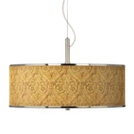 Golden Versailles Giclee Glow 20" Wide Pendant Light. Fixed Price $324.99.