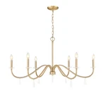Z-lite 6103-45 Toussant Light 45"W Taper Candle Style Gold. Fixed Price $562.00.
