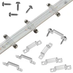 Mmsd 100 Pack Led Strip Light Mounting Brackets Clips For Outdoor Rgbic L.... Fixed Price $17.20.