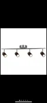 Eglo Track Light 4-LED Dimmable Adjustable Wall And Ceiling Fixture 30. Fixed Price $29.99.