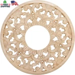 Antrader Ceiling Medallion,wood Cover Home Lighting Medallions. Fixed Price $22.82.