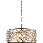 Elegant Lighting 1214D25PN/RC Madison Pendant Polished Nickel. Fixed Price $1182.00.