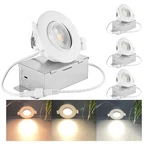 Drart Recessed Lighting Inch Canless Led Gimbal Lights 3000K/4000K/5000K Selec. Fixed Price $85.24.
