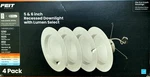 Feit Electric LEDR56HO6WYCA4 14.3W 1290 Lumens Recessed Downlight 5/6 In New. Fixed Price $26.53.