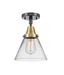 Innovations Lighting 447-1C-11-8 Cone Semi-flush 8"W Black. Fixed Price $140.80.