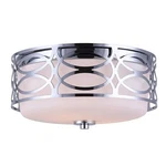 Canarm IFM173B12 Chrome Drake 2-LIGHT 11-3/4"W Flush Mount Ceiling Fixture. Fixed Price $75.78.