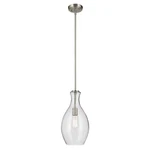 Everly Light PENDANT-17.75 Inches Tall And 9 Wide-brushed Nickel. Fixed Price $214.99.