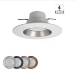 Commercial ELECTRIC5 IN./6 Integrated Led Recessed Lt Trim 4 Color Lot Of. Fixed Price $46.75.