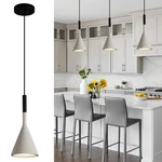 Adcthome Farmhouse Grey Pendant Fixtures 1-LIGHT Concrete Industrial. Fixed Price $129.98.