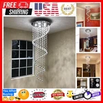 Elegance Spiral Chandelier For Dining Area, Modern Swirl Raindrop .... Fixed Price $107.99.