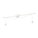 Ikea Hemma Double Cord Set With Rail, White 53 1/2" New. Fixed Price $20.74.