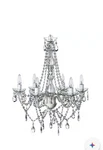 Gypsy 6 Light Crystal Chandelier. Fixed Price $90.00.