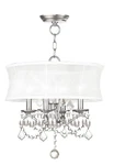 Livex Lighting 6304-91 Newcastle Mini Chandelier Brushed Nickel. Fixed Price $199.95.