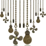 Dingion 8 Pieces Bronze Ceiling Fan Pull Chain Extension 12 Inches. Fixed Price $17.44.