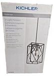 Kichler Solander 1341876 Light Pendant Olde Bronze Clear Glass Geometric New. Fixed Price $104.38.