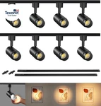 Zoomable 8 Lights Led Track Lighting Kit With 6.6FT Type Rails,. Fixed Price $217.00.