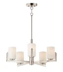 Maxim Dart 5-LIGHT Transitional Chandelier Satin Nickel. Fixed Price $328.00.