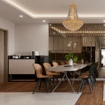 Crystal Hanging Chandelier 16" WX20"H 11 Lights, Contemporary Ceiling. Fixed Price $315.99.