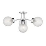 Savoy House 6-3364-4 Coral Light 27"W Semi-flush Ceiling Chrome. Fixed Price $270.40.