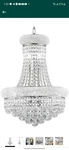 Chandiry 10 Lights Chrome Finish Empire Crystal Chandelier Lighting. Fixed Price $550.00.