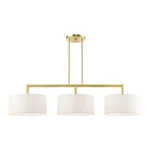 Livex Meridian Light Linear Chandelier, Satin Brass 45493-12. Fixed Price $599.96.