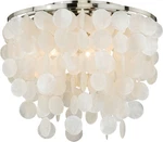 Vaxcel Lighting C0079 Elsa 3 16"W Flush Mount Waterfall - Capiz Shell. Fixed Price $269.99.
