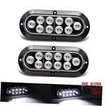 6" Oval Led Trailer Tail Light Surface Mount 10 Waterproof Reverse White. Fixed Price $26.88.