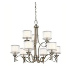 Kichler Lacey 29.5" Light Tier Chandelier 42382AP Antique Pewter (brand New). Fixed Price $1049.00.