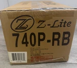 Z-lite 740P-RB Beau Pendant, 1-LIGHT 60 Watts, Rubbed Brass. Fixed Price $49.99.