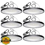 Yihuven 6 Pack 150W 5000K Ufo Led High Bay Light. Fixed Price $192.99.