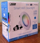 Feit Electric 4" 50W Smart Wi-fi Color Changing Led Recessed Light Free Ship. Fixed Price $20.00.