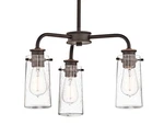 Kichler 43057 Braelyn Light Convertible 18" Seeded Glass - Bronze. Fixed Price $291.99.