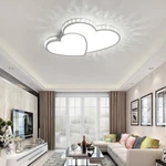 Acrylic Modern Led Ceiling Light Heart Shaped Lamp Kids Bedroom Fixture Usa. Fixed Price $49.02.