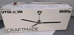 Craftmade Ceiling Fan White UT56 Ww 3M Metal Blades. Fixed Price $75.65.