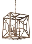 Feiss Marquelle Light Inch Distressed Goldleaf Chandelier, F3171/4DSGL. Fixed Price $159.98.
