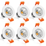 Inshareplus 2 Inch Led Downlight, 3W Recessed Lighting Cob Dimmable, 3000K Wa.... Fixed Price $50.24.