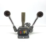 Vintage Mayfair Mfg Foldomatic Dim-brite Dual Arm Lamp Light Fixture Tested. Fixed Price $20.00.