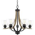 Kira Home Weston 24" Contemporary 5-LIGHT Large Chandelier + Alabaster Glass Sha. Fixed Price $103.96.