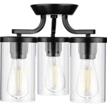 Lassiter 13 In. Black 3-LIGHT Semi-flush Mount By Progress Lighting. Fixed Price $65.48.