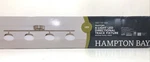 Hampton Bay Praftford 2.6 4-LIGHT Brushed Nickel Led Fixed Track Lighting Kit. Fixed Price $44.99.