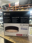 Eglo 204722A Orme 16"W Led Flush Mount Drum Ceiling Fixture - Black. Fixed Price $60.00.
