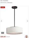 Nib Maxim Lighting Prime Led 16 Oil Rubbed Bronze Single Pendant Ceiling. Fixed Price $210.00.