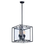 Maxim Lighting 15.75" Era 4 Pendant, Black - 21675CDBK. Fixed Price $423.30.